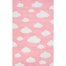 Load image into Gallery viewer, nuLOOM Sachiko Cloudy Kids Rug, 7&#39; 6&quot; x 9&#39; 6&quot;, Pink
