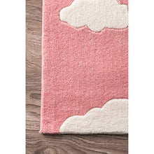 Load image into Gallery viewer, nuLOOM Sachiko Cloudy Kids Rug, 7&#39; 6&quot; x 9&#39; 6&quot;, Pink
